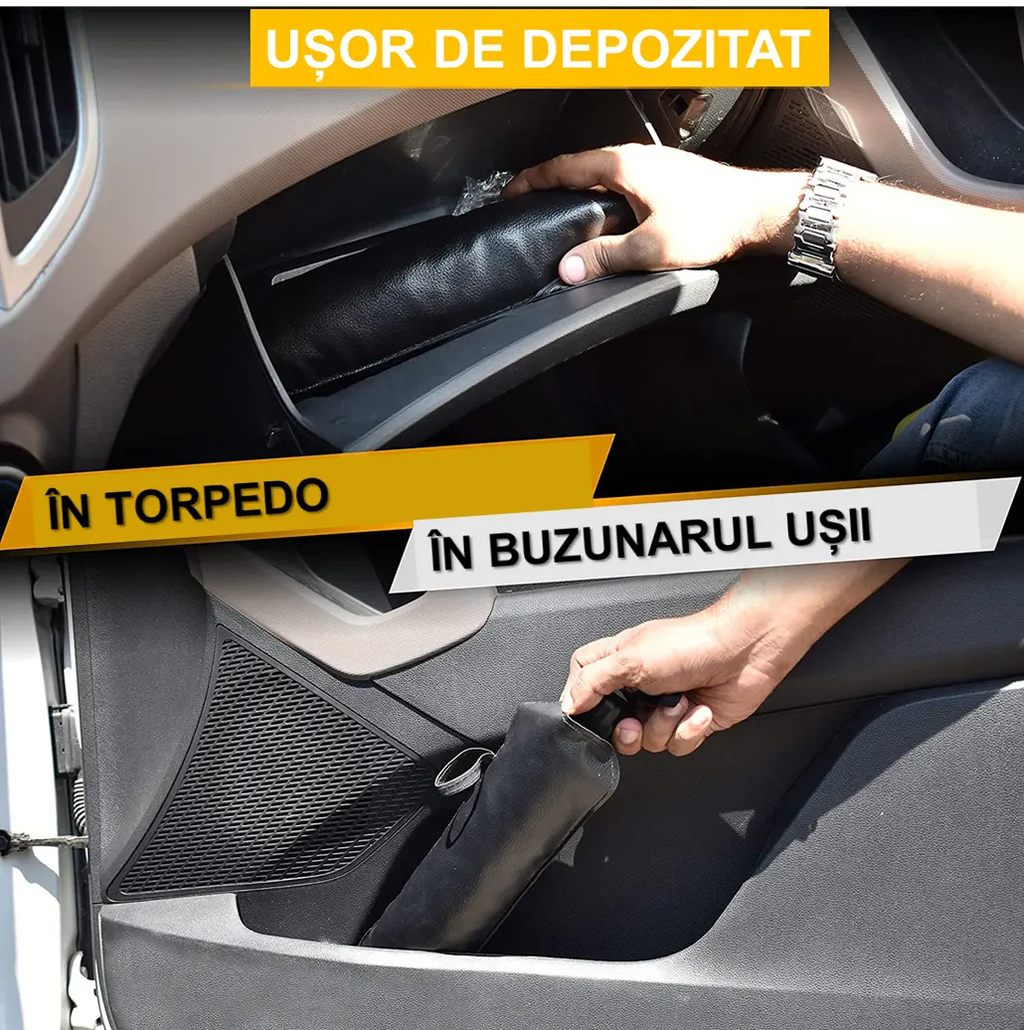 PARASOLAR AUTO PLIABIL TIP UMBRELĂ 78x140