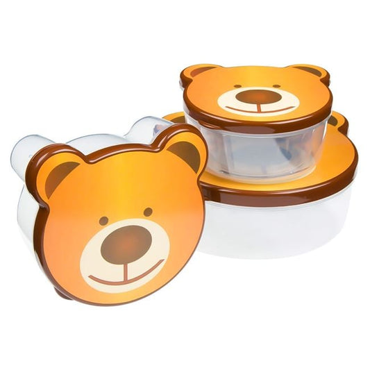 Set 4 caserole cu capac pentru copii