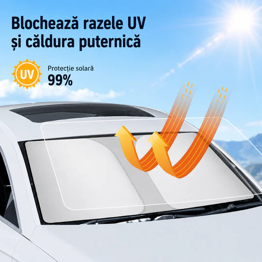 PARASOLAR AUTO PLIABIL TIP UMBRELĂ 78x140