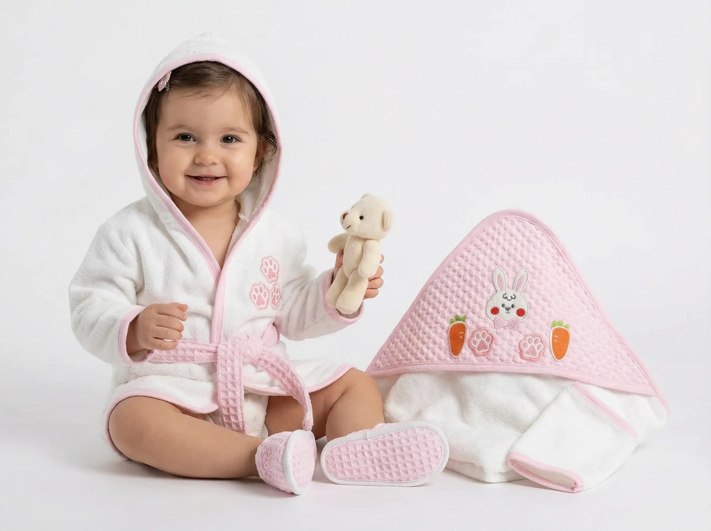 Set Bebe - Băiță 4 Piese 🛁 100% Bumbac