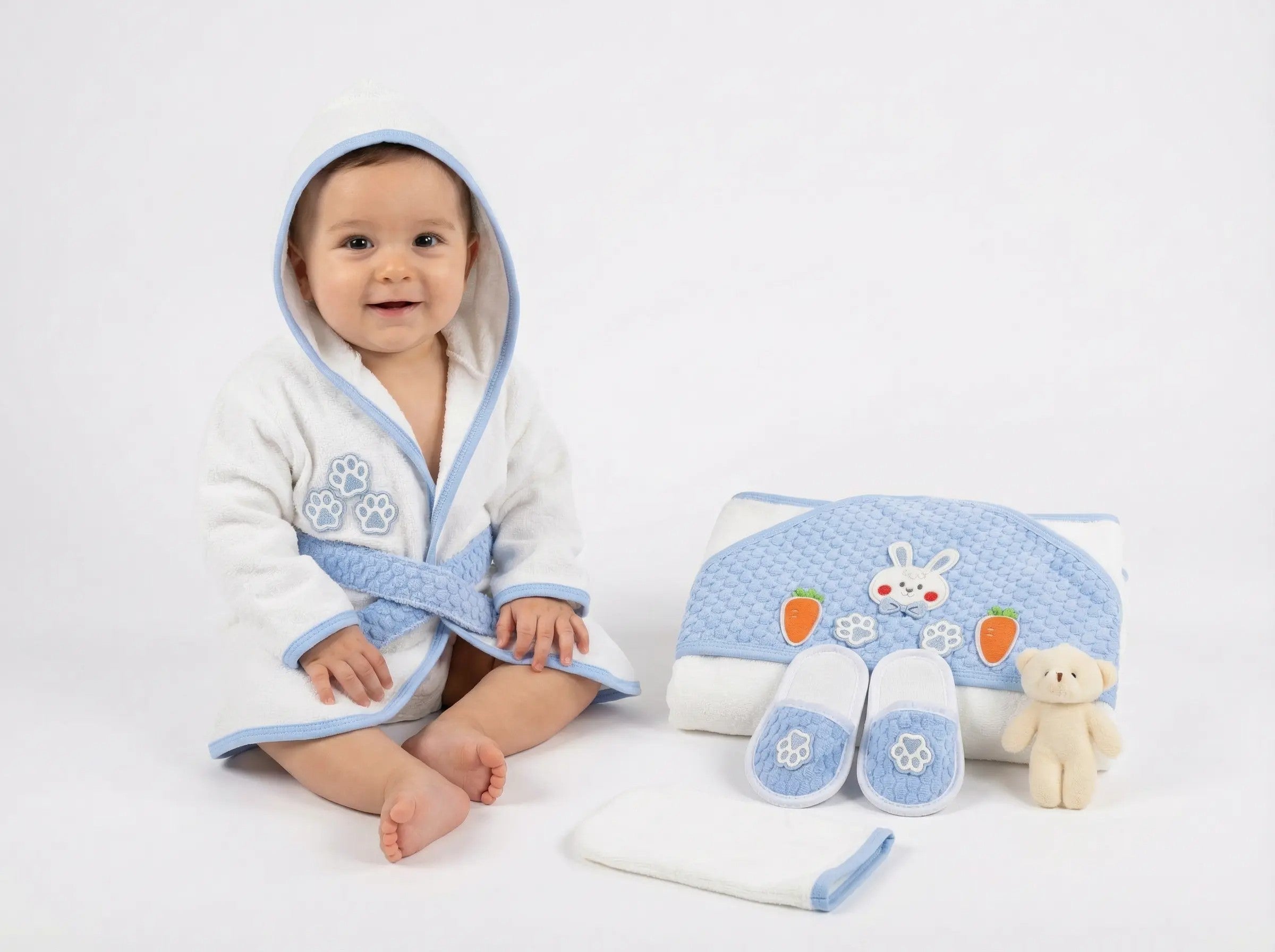 Set Bebe - Băiță 4 Piese 🛁 100% Bumbac