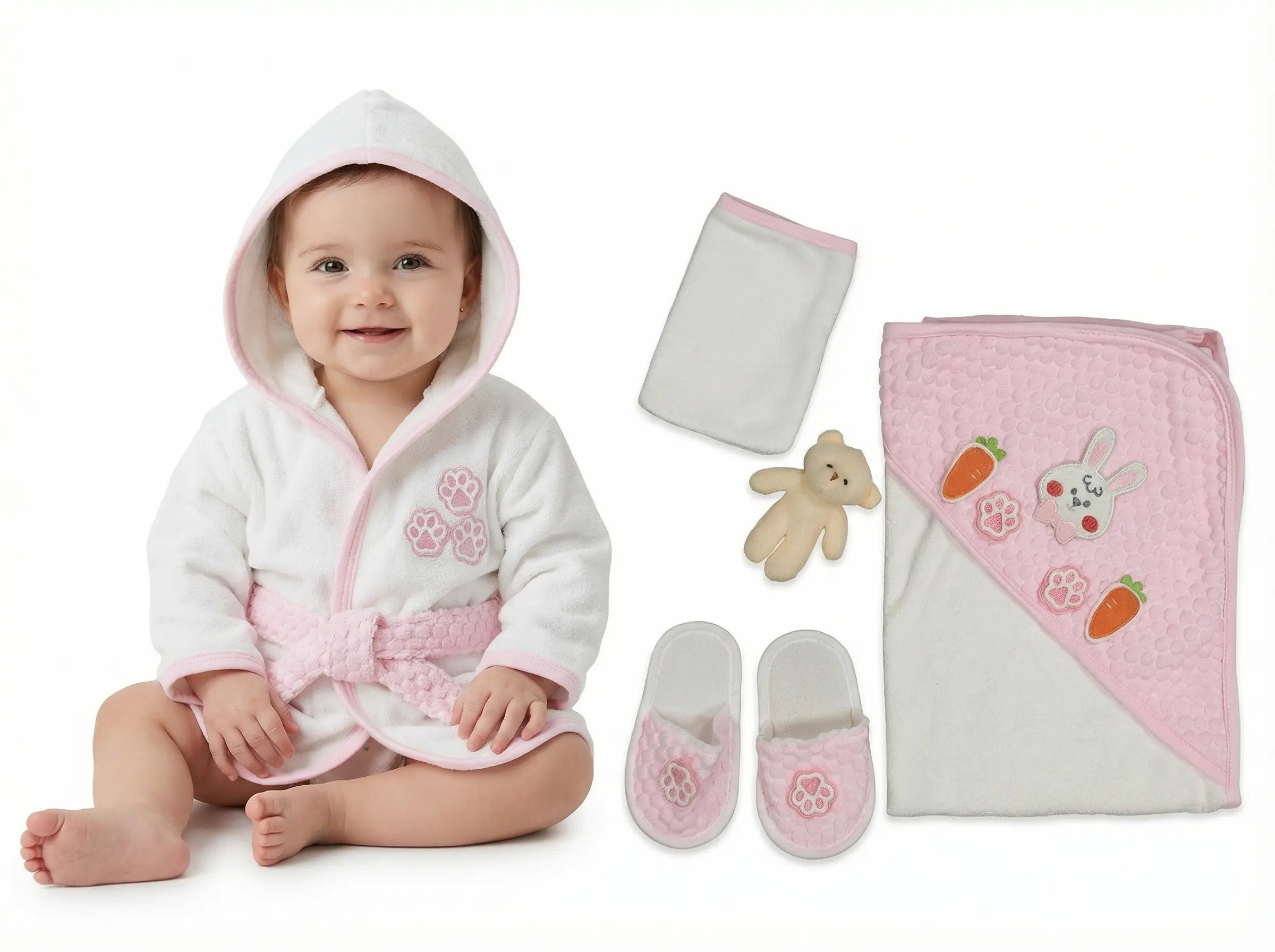 Set Bebe - Băiță 4 Piese 🛁 100% Bumbac