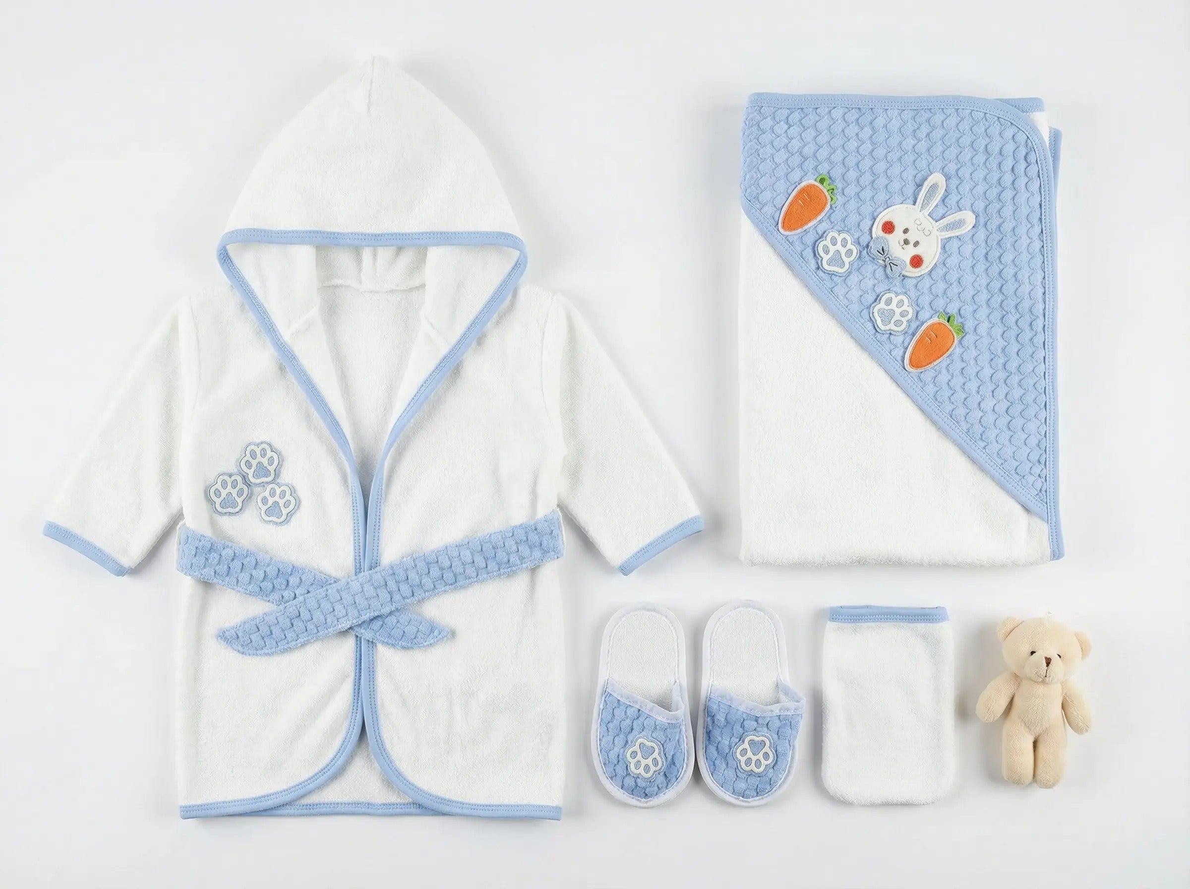 Set Bebe - Băiță 4 Piese 🛁 100% Bumbac