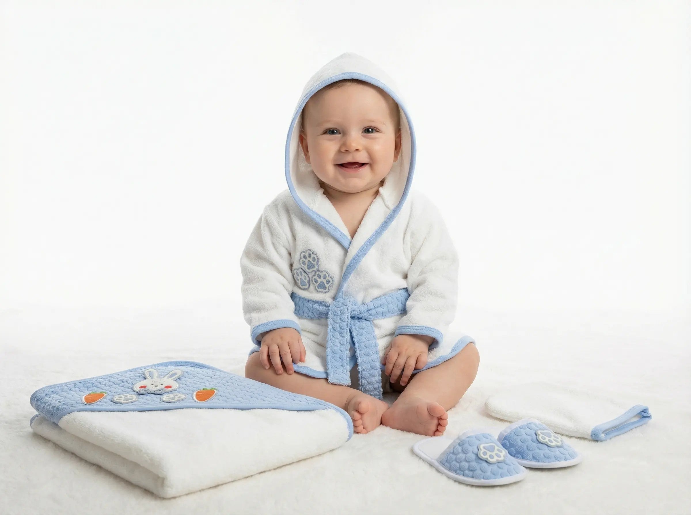 Set Bebe - Băiță 4 Piese 🛁 100% Bumbac