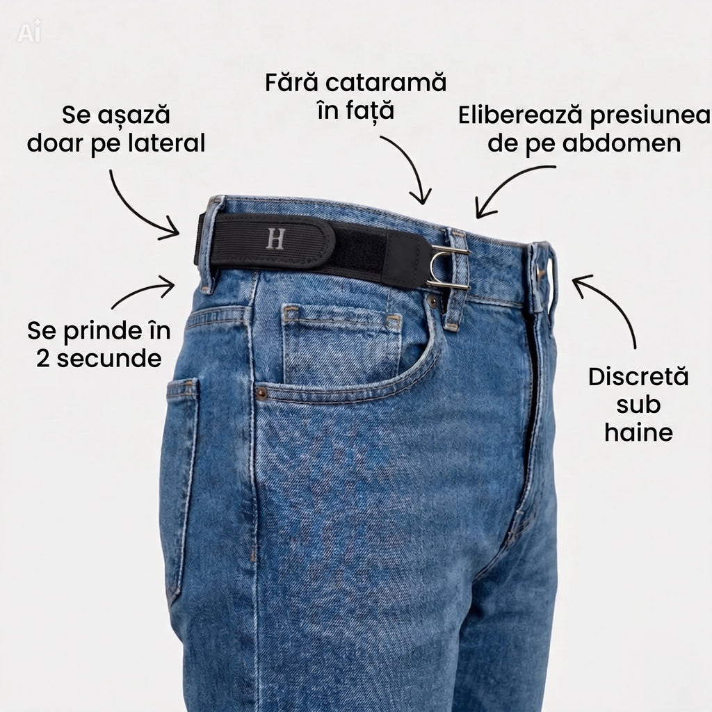 BeltPro – Curea elastică ultra confortabilă fără cataramă (pachet de 2)