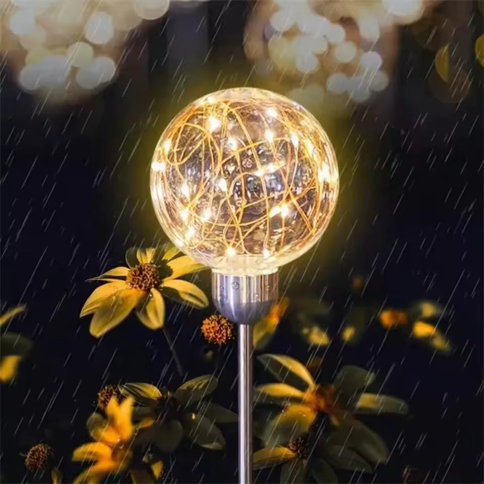 Set 2 Lumini Solare Garden Led Ball