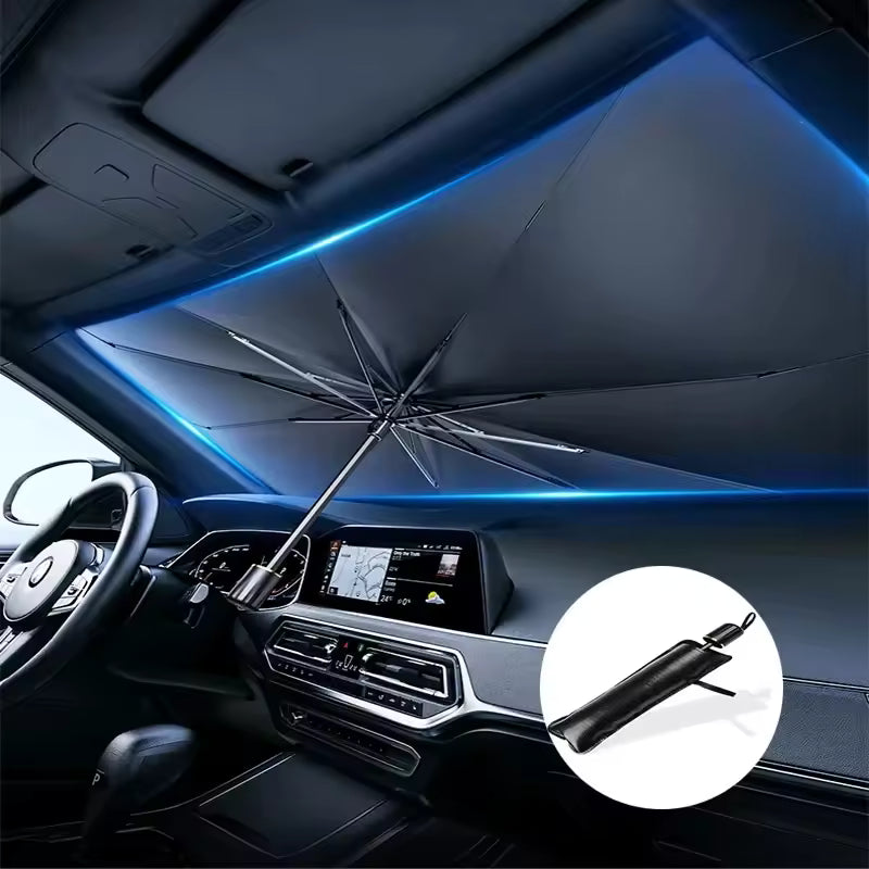 PARASOLAR AUTO PLIABIL TIP UMBRELĂ 78x140
