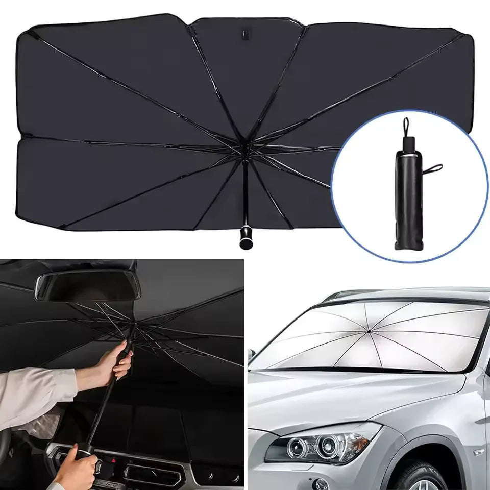 PARASOLAR AUTO PLIABIL TIP UMBRELĂ 78x140