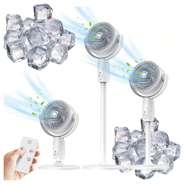 Ventilator fără fir , 5 trepte de viteza , Telecomandă wireless , Economie energie