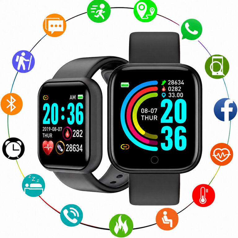 Ceas inteligent Puls, Bluetooth, SMS, Somn