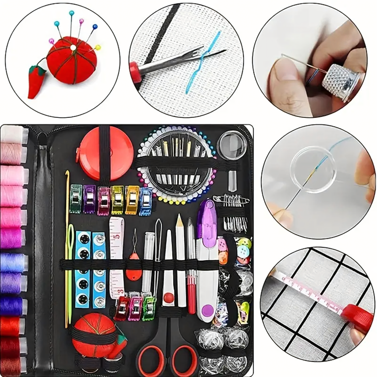 Trusă de cusut profesională, accesorii, 229 accesorii.