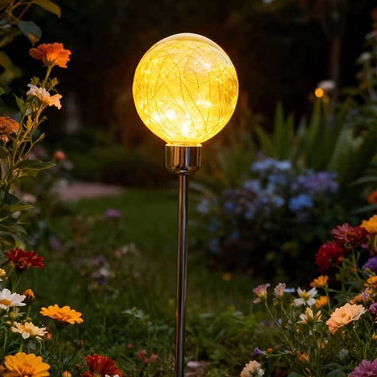 Set 2 Lumini Solare Garden Led Ball