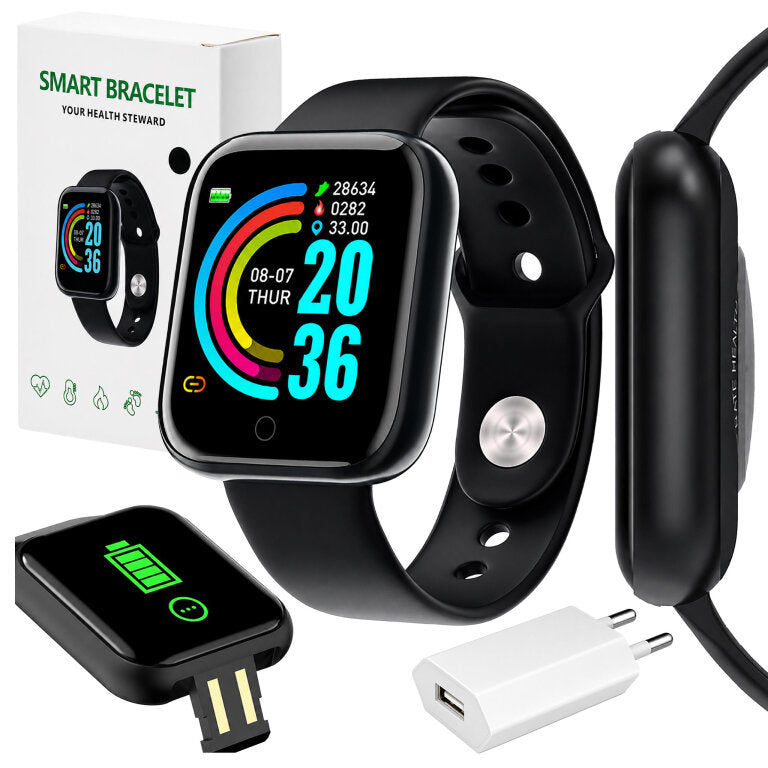 Ceas inteligent Puls, Bluetooth, SMS, Somn
