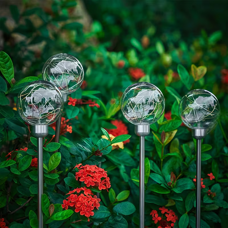 Set 2 Lumini Solare Garden Led Ball